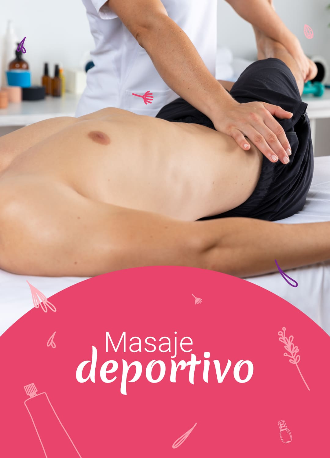 Masaje Deportivo Spa Manos de seda m.m